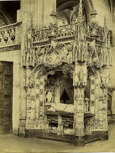 France Brou Church Mausoleum of Marguerite of Austria Old photo Neurdein 1880
