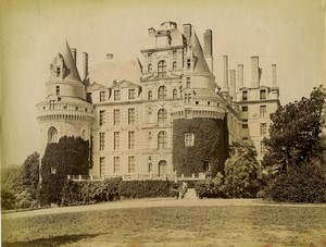 France Buisses? castle Old photo Neurdein 1880