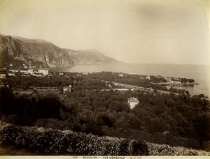 France Beaulieu panorama Old photo Gilletta 1880