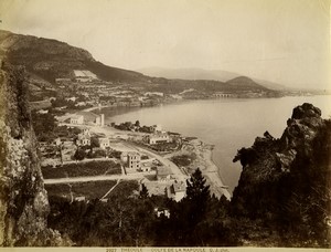 France Theoule panorama Golfe de la Napoule Old photo Gilletta 1880