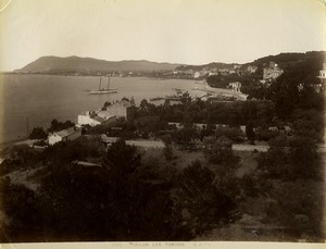 France Toulon the Tamaris panorama Old photo Gilletta 1880