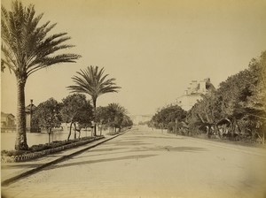 France Nice Promenade des Anglais Old photo Neurdein 1880 #2