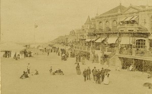 France Normandy Arromanches at the beach old Photo Neurdein 1890