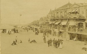 France Normandy Arromanches at the beach old Photo Neurdein 1890