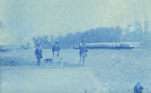 France Normandy Le Havre Countryside Railway old Photo 1890