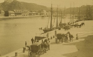 France Normandy Cherbourg Harbor old Photo Neurdein 1890 #2