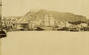 France Normandy Cherbourg Harbor old Photo Neurdein 1890 #3