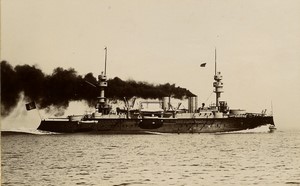 France Normandy Cherbourg Torpedo Boat old Photo Neurdein 1890