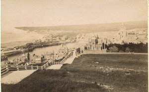 France Normandy Le Tréport panorama old Photo Neurdein 1890 #1