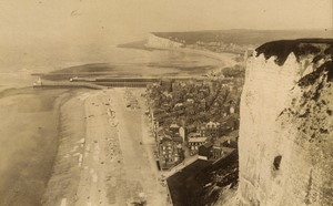 France Normandy Le Tréport panorama Cliffs old Photo Neurdein 1890 #1