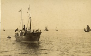 France Normandy Le Tréport Boats Seaside old Photo Neurdein 1890