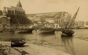 France Normandy Le Tréport panorama old Photo Neurdein 1890 #2