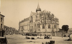 France Normandy Eu Church old Photo Neurdein 1890