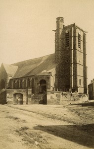 France Normandy Ault church old Photo Neurdein 1890