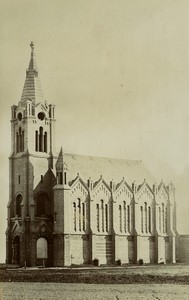 France Normandy Dieppe church old Photo Neurdein 1890 #2