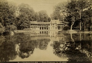 France Versailles le Petit Trianon Gardens old Photo Neurdein 1890