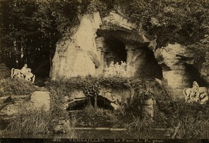 France Versailles Gardens Bosquet des Bains d'Apollon old Photo Neurdein 1890