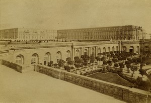 France Versailles le Chateau et l'Orangerie ancienne Photo Neurdein 1890