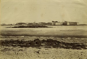 France Brittany Port Louis panorama old Photo Neurdein 1890 #1