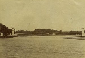 France Brittany Lorient Kerentrech Bridge old Photo Neurdein 1890 #2