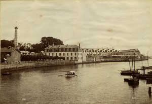 France Brittany Lorient the Harbor old Photo Neurdein 1890 #2