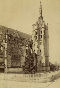 France Normandy Argentan church old Photo Neurdein 1890