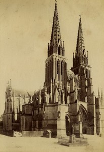 France Normandy Sees church old Photo Neurdein 1890
