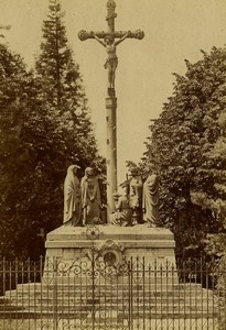 France Normandy Alencon Calvary old Photo Neurdein 1890