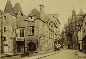 France Normandy Alencon Maison d'Ozé Basilica old Photo Neurdein 1890