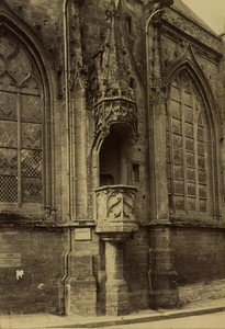 France Normandie Saint Lo eglise Chaire exterieure ancienne Photo Neurdein 1890