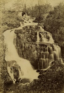 France Normandy Manche Mortain waterfall Pont du Diable old Photo Neurdein 1890
