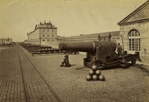 France Normandy Cherbourg Arsenal old Photo Neurdein 1890