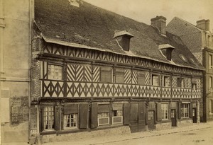 France Normandy Saint Valery en Caux Henri IV house old Photo Neurdein 1890