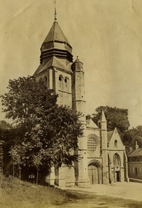 France Normandy Saint Valery en Caux church  old Photo Neurdein 1890