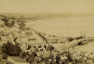 United Kingdom Jersey Saint Aubin Bay old Photo Neurdein 1890