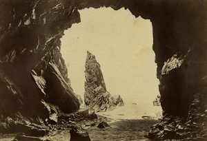 United Kingdom Jersey Needle Rock Plemont old Photo Neurdein 1890