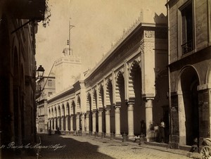 Algeria Algiers Rue de la Marine Street old Photo Geiser 1890