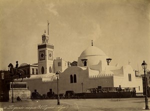 Algeria Algiers Mosque El Djedid old Photo Geiser 1890