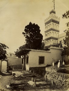 Algeria Algiers Mosquee of Sidi Abd er Rahman old Photo Neurdein 1890