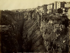 Algeria Constantine Rhummel gorge old Photo Neurdein 1890 #1