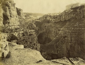 Algeria Constantine Rhummel gorge old Photo Neurdein 1890 #2