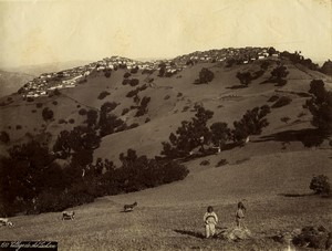 Algeria Kabylia village of Aït Lachsen old Photo Geiser 1890
