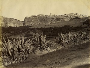 Algerie Constantine panorama ancienne Photo Studio 1890