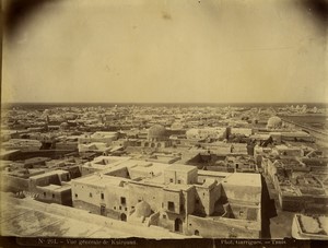 Tunisia Kairouan panorama old Photo Garrigues 1890