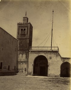 Tunisia Kairouan Sidi Saheb Mausoleum old Photo Garrigues? 1890