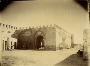 Tunisia Kairouan City walls old Photo Garrigues? 1890