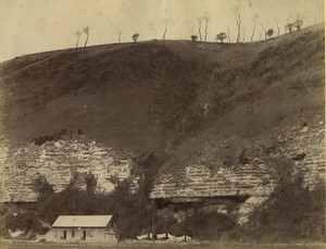 France Etretat the Cliff old Photo 1890 #1