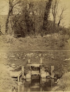 France Etretat Countryside old Photo 1890