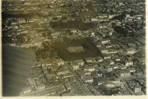 France aviation aerial view of a town old Photo 1930 #1