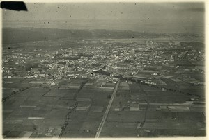 France aviation aerial view of a town old Photo 1930 #2